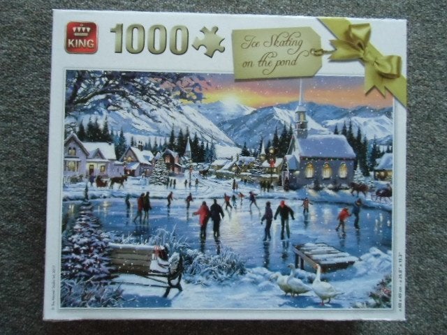 Puzzel 1000 stukjes, winter, Ophalen, 500 t/m 1500 stukjes, Gebruikt