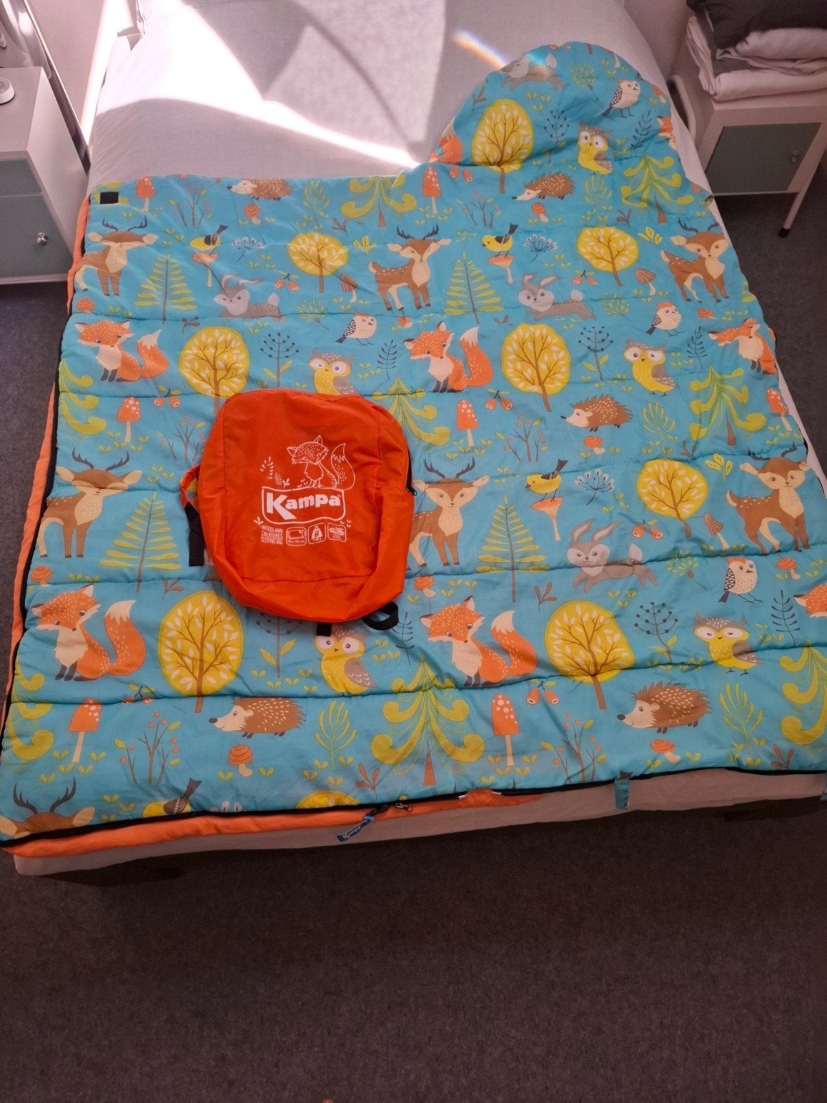 Kampa Kinder Slaapzak, Caravans en Kamperen, Ophalen of Verzenden, Zo goed als nieuw