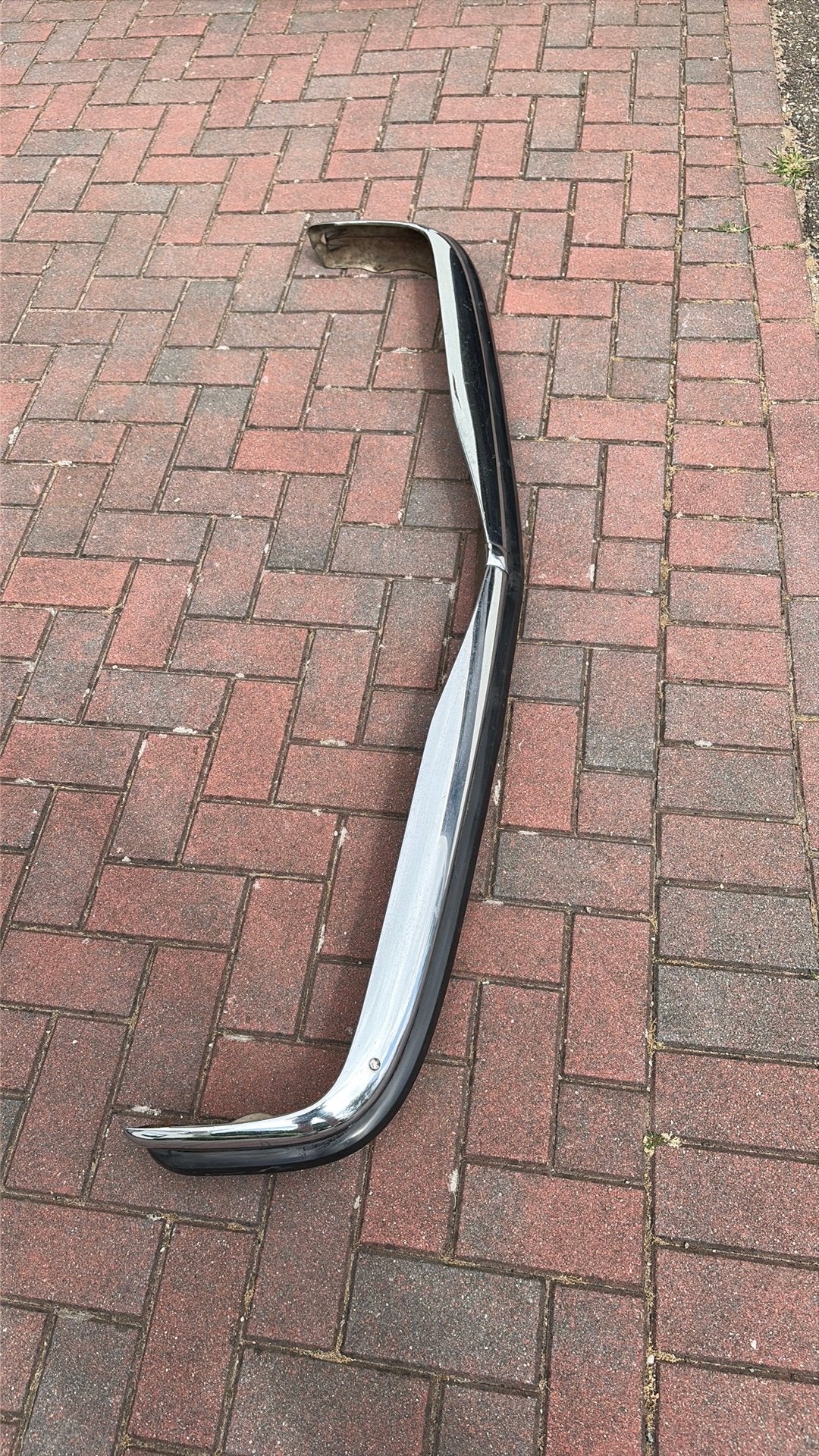 Mercedes W114 voorbumper, Ophalen, Gebruikt