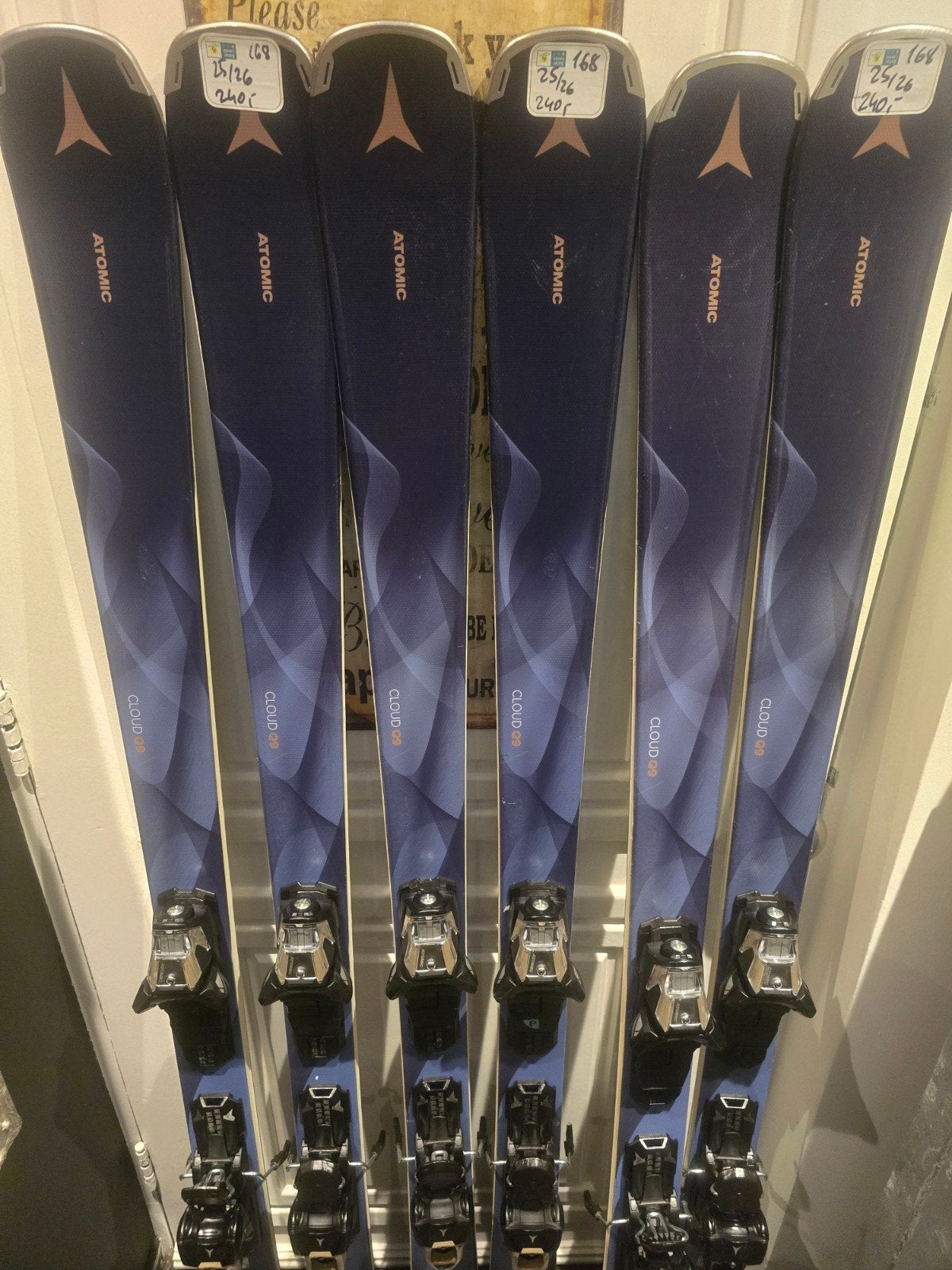 2025 DAMES ATOMIC CLOUD Q9 ALL SNEUW ALL ROUND CARVE SKIS