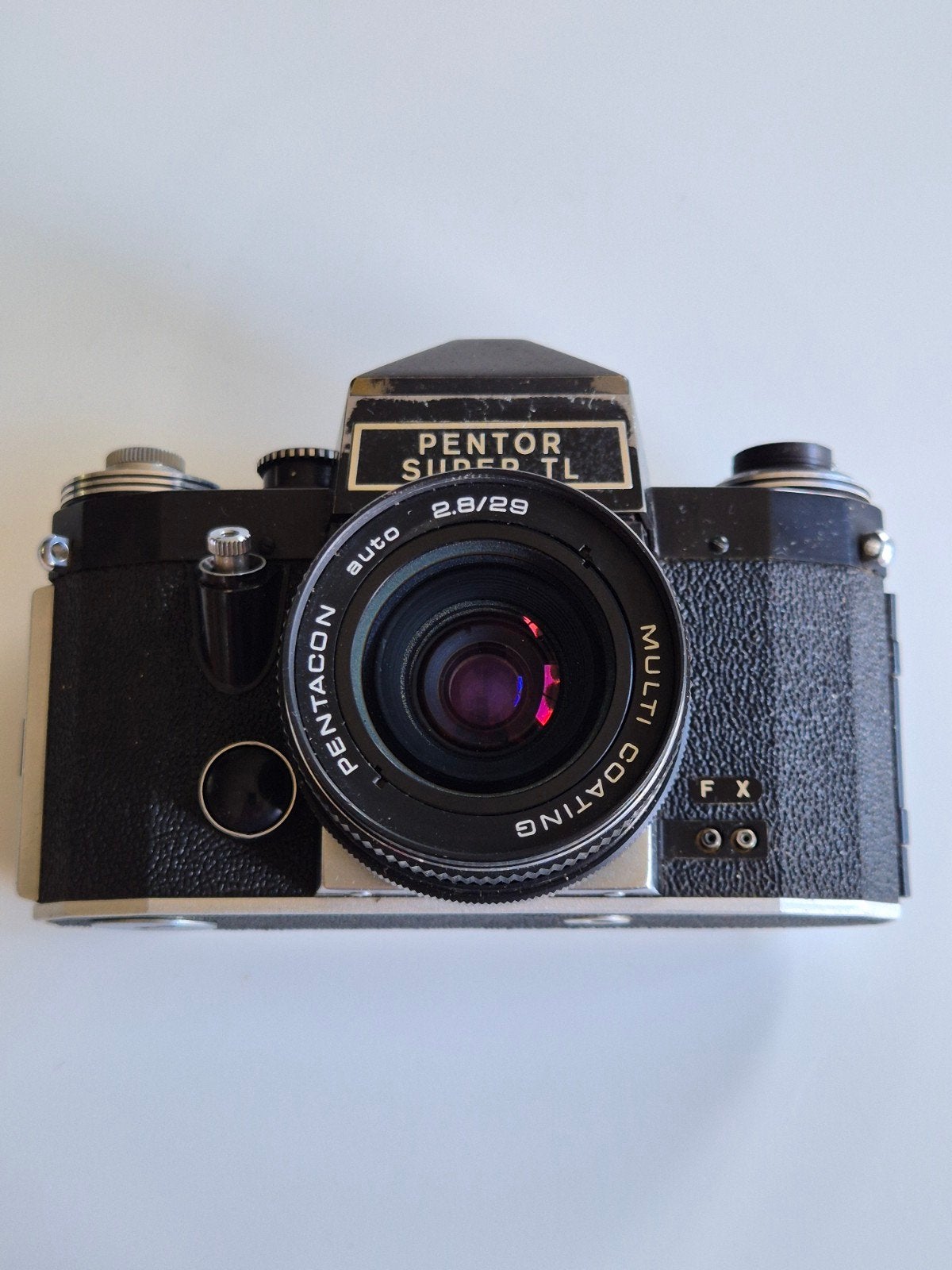Pentor Super TL Spiegelreflexcamera met Pentacon 2.8/29 lens, Gebruikt, Spiegelreflex, Onbekend, Ophalen of Verzenden