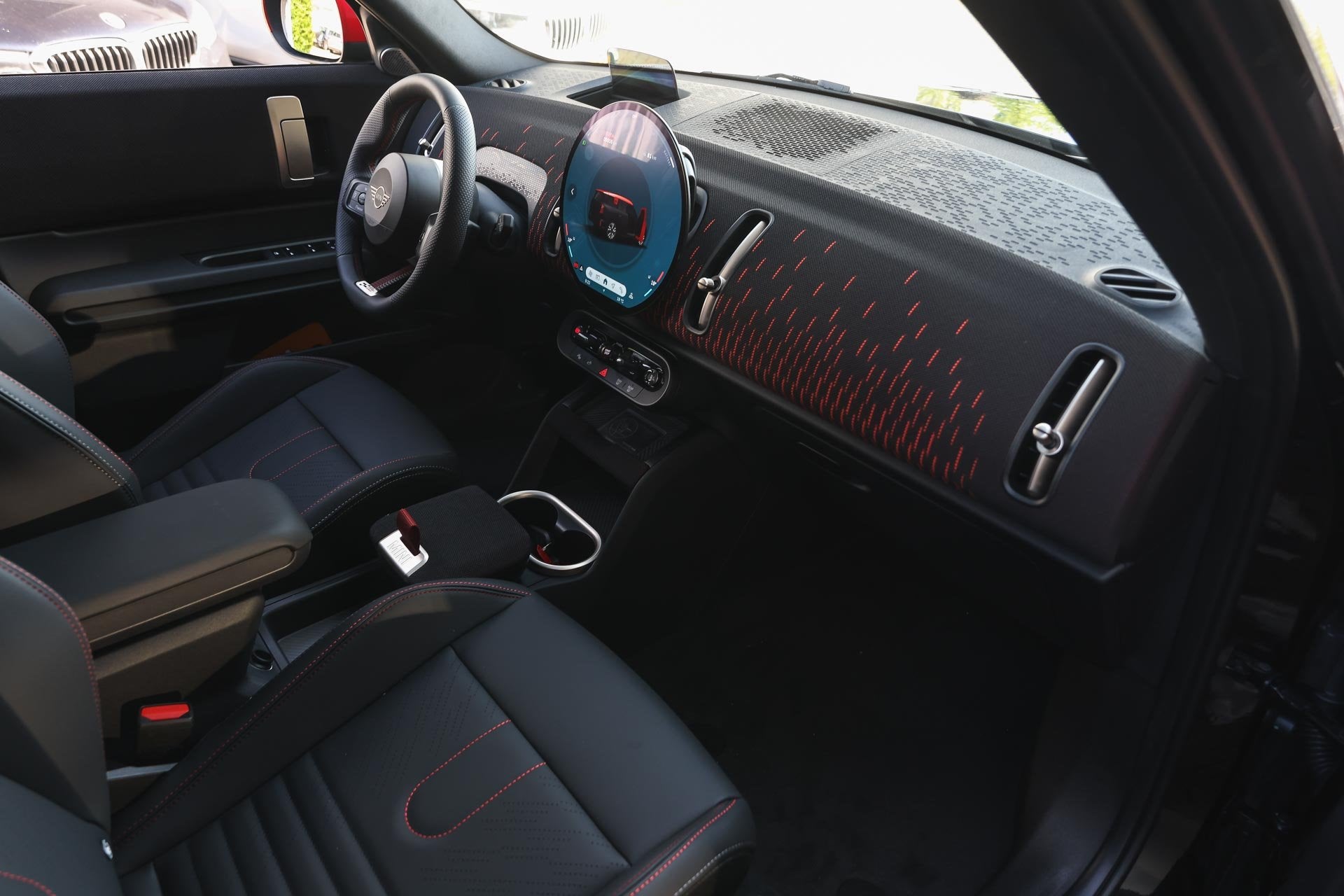 MINI Countryman E JCW / Panoramadak / JCW Sportstoelen / Par, Auto's, Dealer onderhouden, Stof, Gebruikt, 750 kg