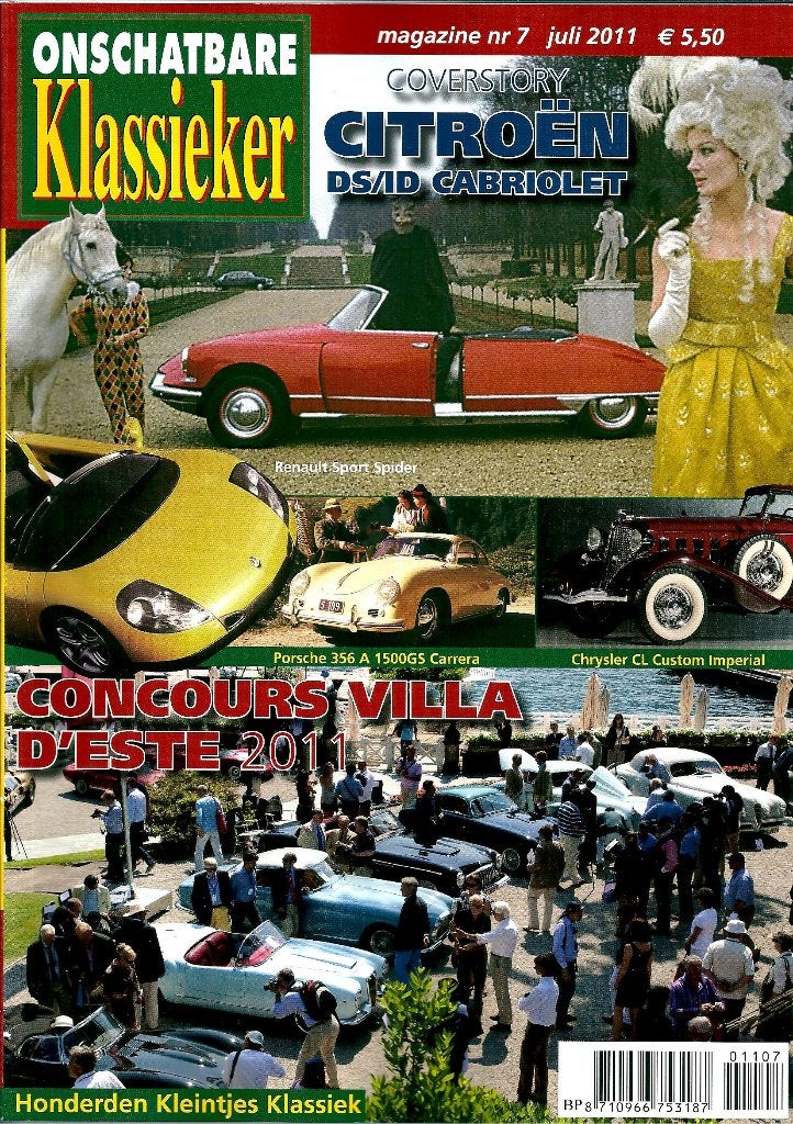 Onschatbare Klassieker reportage Citroen DS/ID Cabrio, Verzenden, Gelezen, Citroën