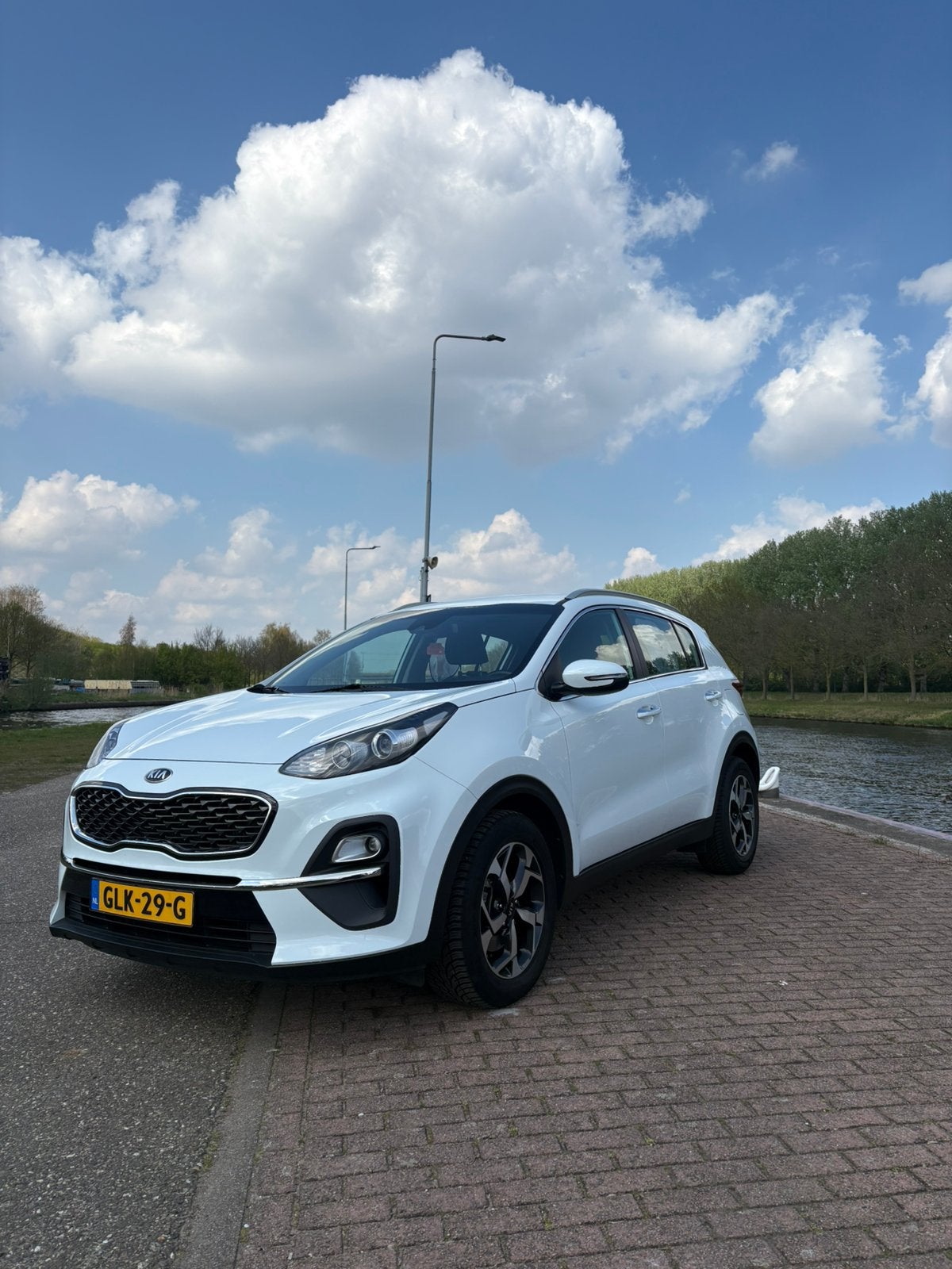 Kia Sportage 1.6 T-gdi 177pk Ecodynamics Dct7 2020 Wit, Stof, 4 cilinders, Wit, Particulier