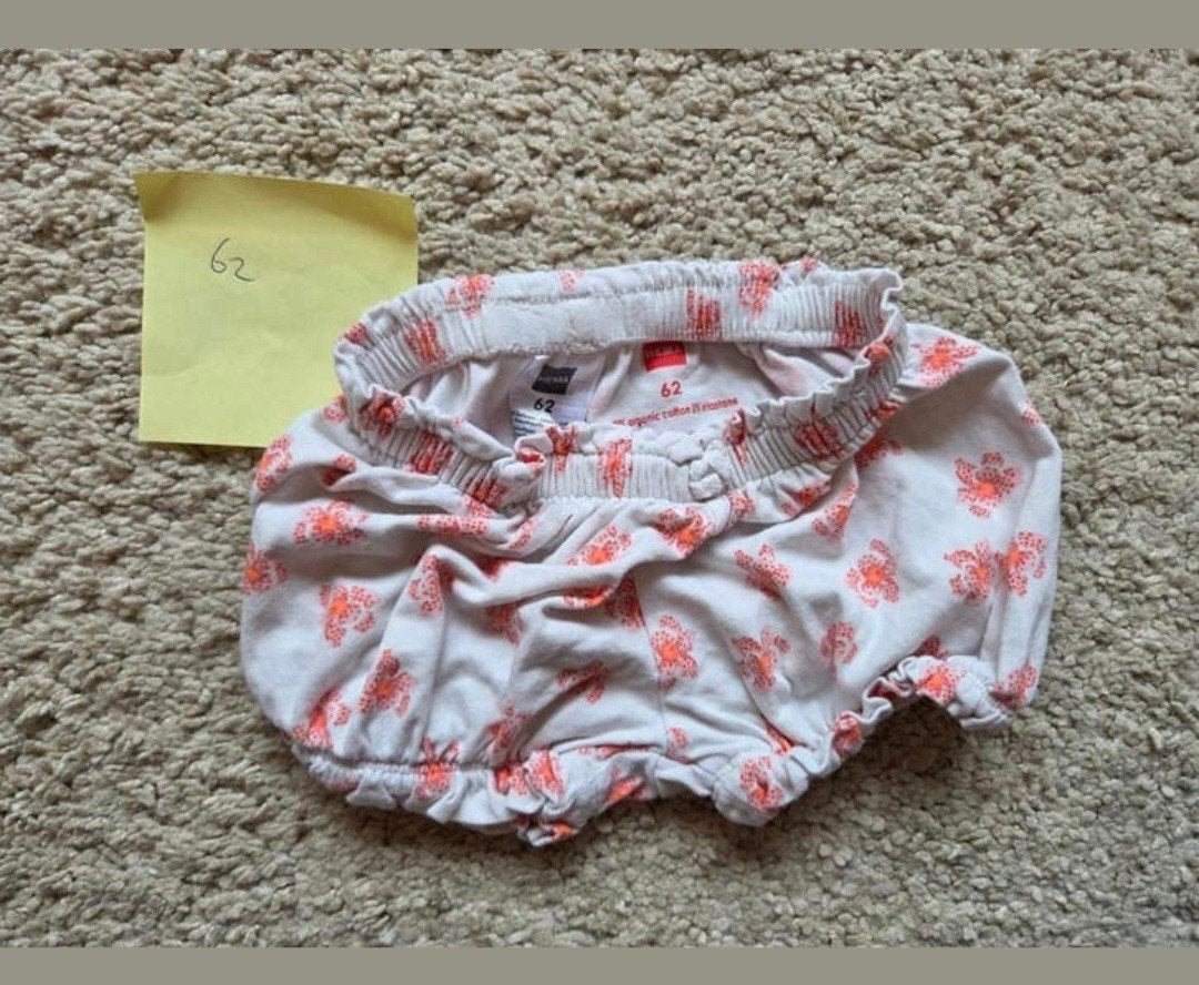 Hema Katoenen Broekje Maat 62 met Print, Kinderen en Baby's, Babykleding | Maat 62, Gebruikt, Broekje, Meisje, Ophalen of Verzenden