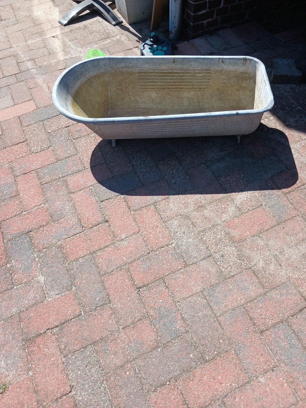 oud bad, Ophalen, Gebruikt, 100 cm of meer, Metaal