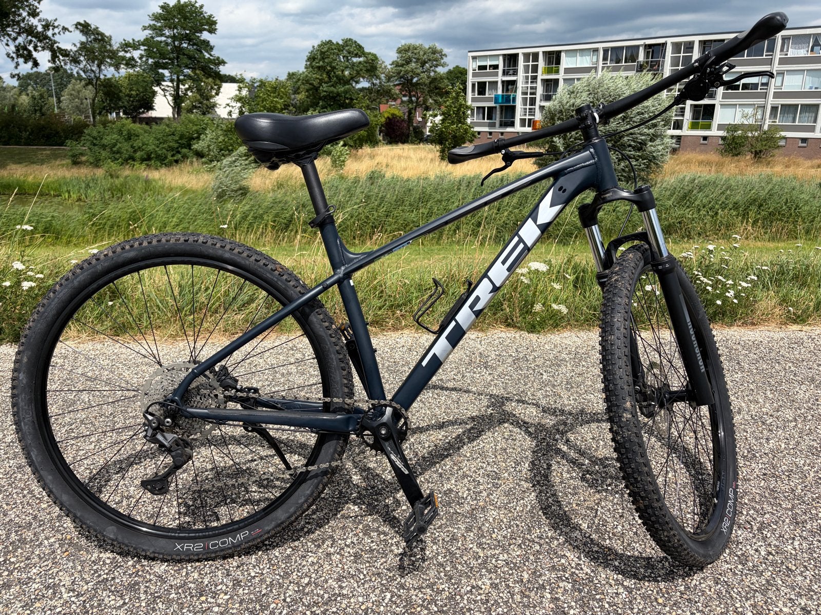 Trek Marlin 7 MTB – Maat L – Blue/Grey, Fietsen en Brommers, Fietsen | Mountainbikes en ATB, Ophalen, Hardtail, Heren, Zo goed als nieuw