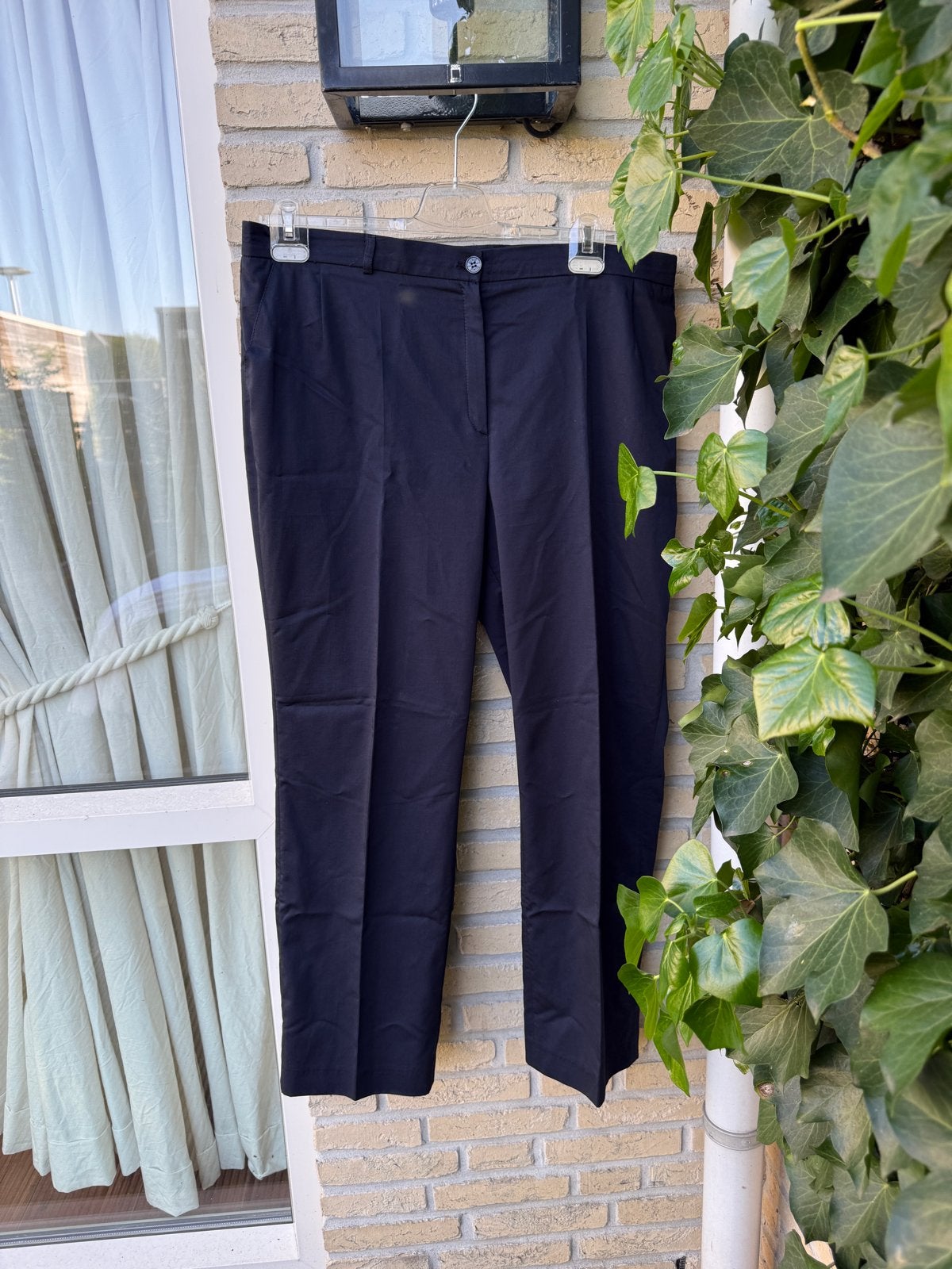 Delmod Broek | donkerblauw | maat 46, Blauw, Maat 46/48 (XL) of groter, Ophalen of Verzenden, Zo goed als nieuw