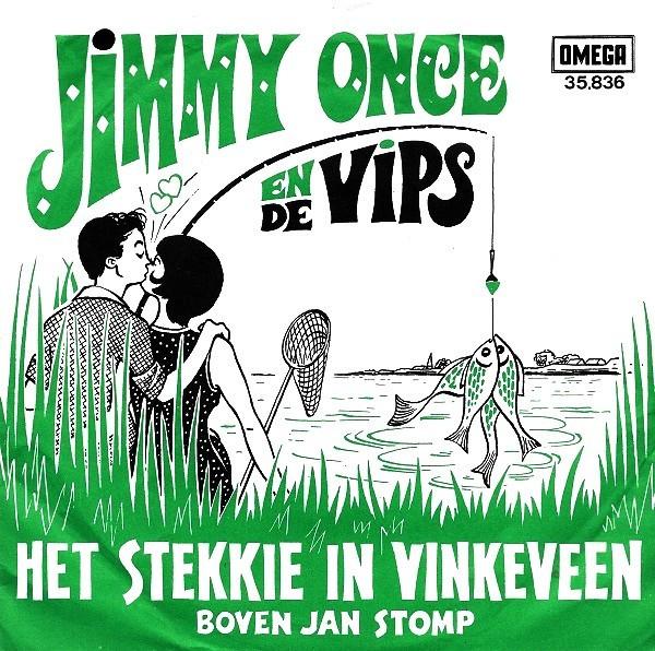 Jimmy Once En De Vips Het Stekkie In Vinkeveen (Omega 1968), Gebruikt, Fotohoes, 7 inch, Single