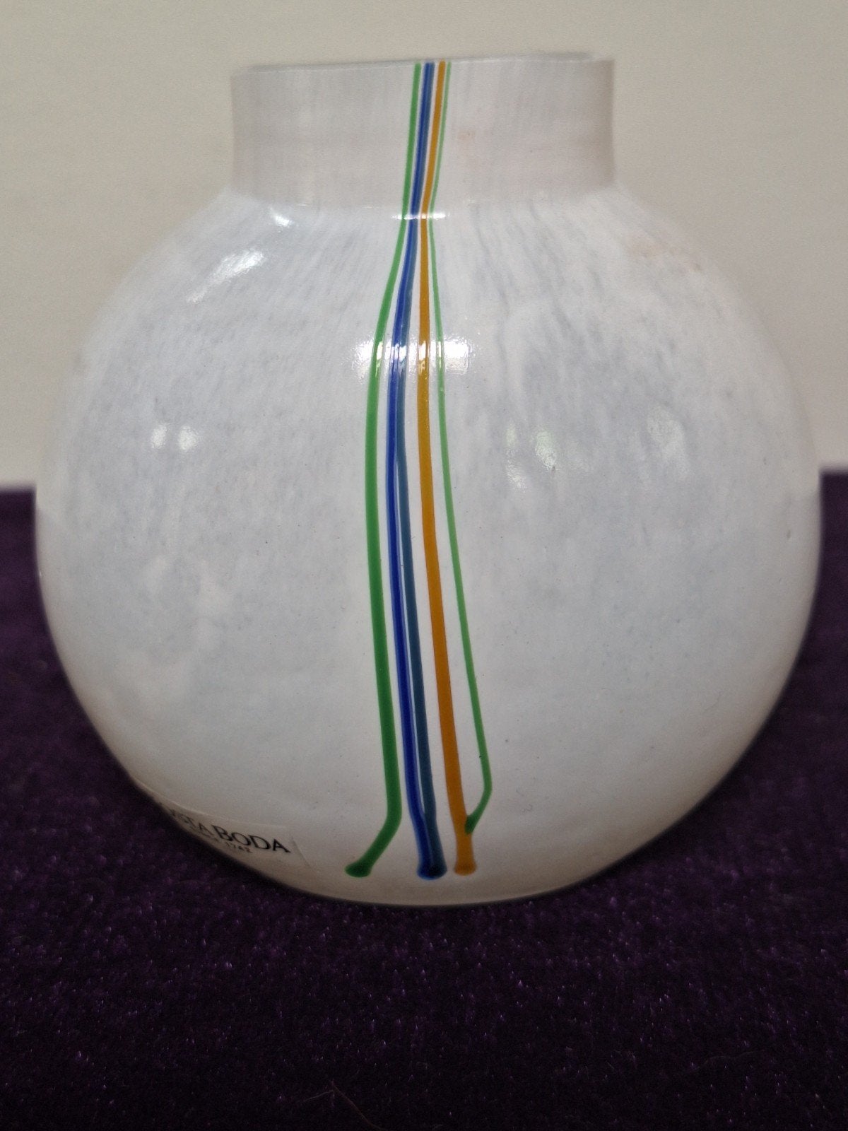 Bertil Vallien -Rainbow miniatuur Vaas - gesigneerd, Ophalen of Verzenden