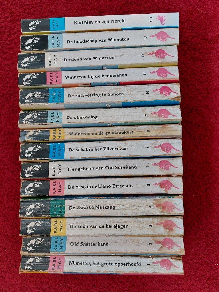 Karl may pockets Winnetou en Old Shatterhand, Boeken, Avontuur en Actie, Ophalen of Verzenden, Gelezen, Karl May