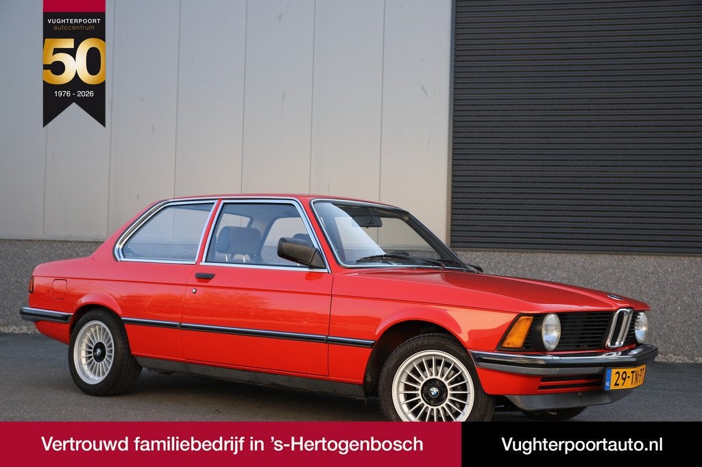 BMW 3-serie E21 316 /Automaat /1981/Hennarood /15"/Belasting, Auto's, 1766 cc, Zwart, Bedrijf, Sedan