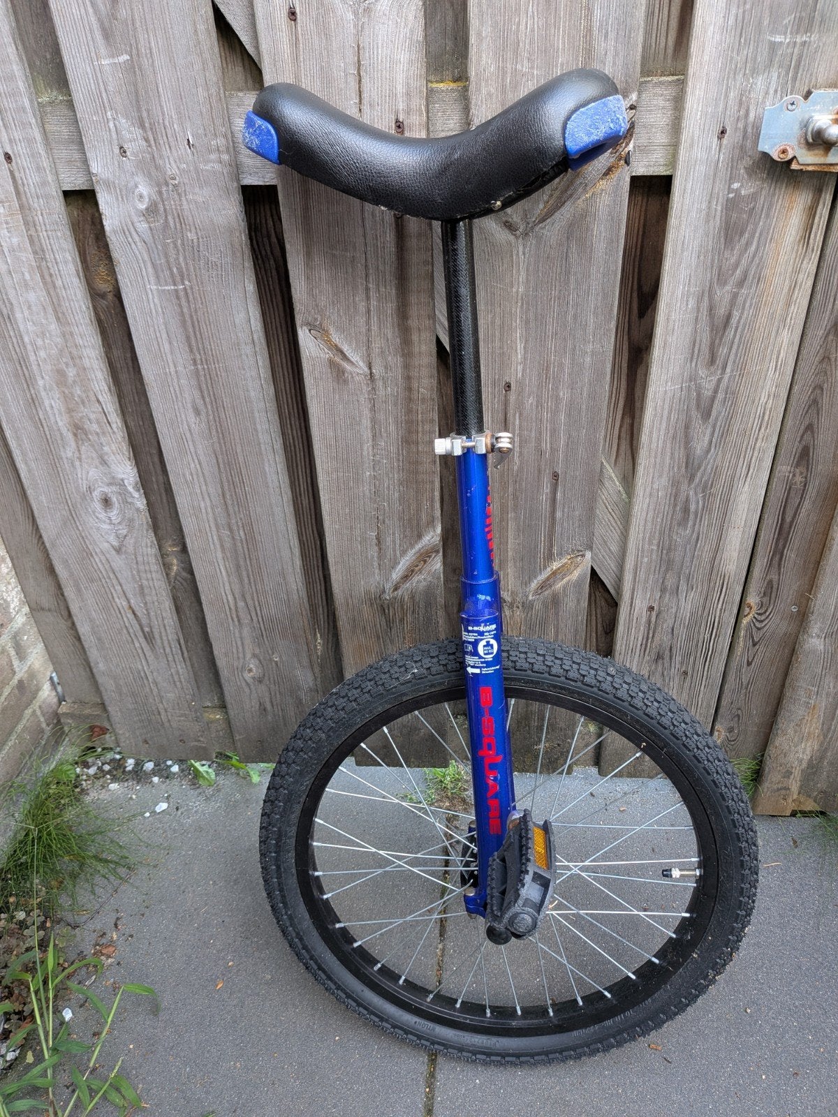 B-Square Eenwieler - Blauw met Zwart Zadel, Ophalen, Gebruikt