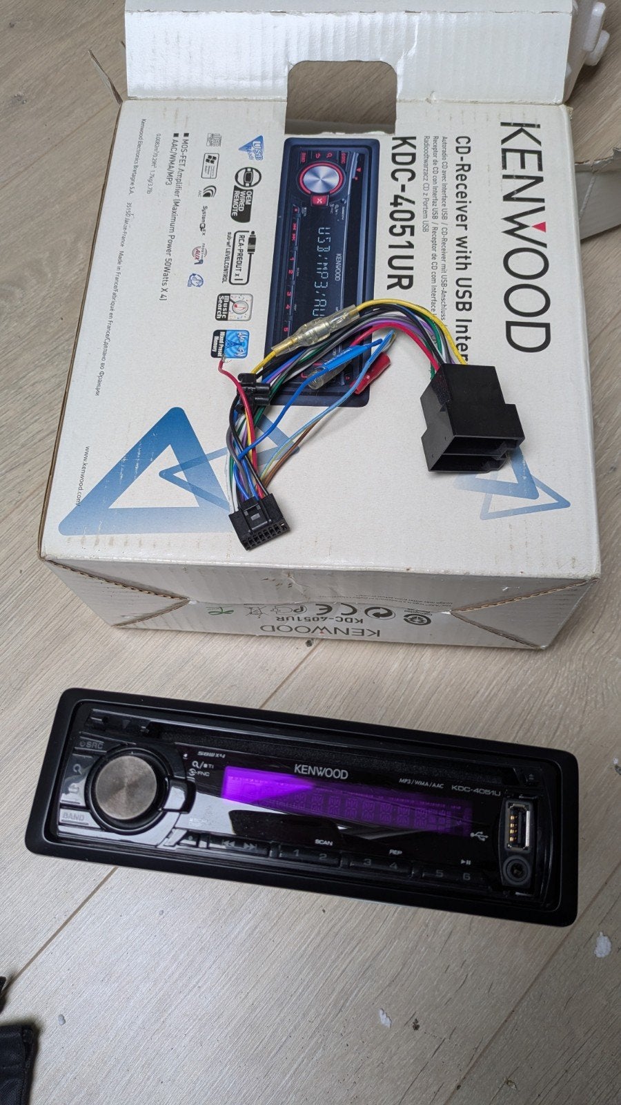 Kenwood KDC-4051UR CD-Receiver met USB-interface, Ophalen, Nieuw