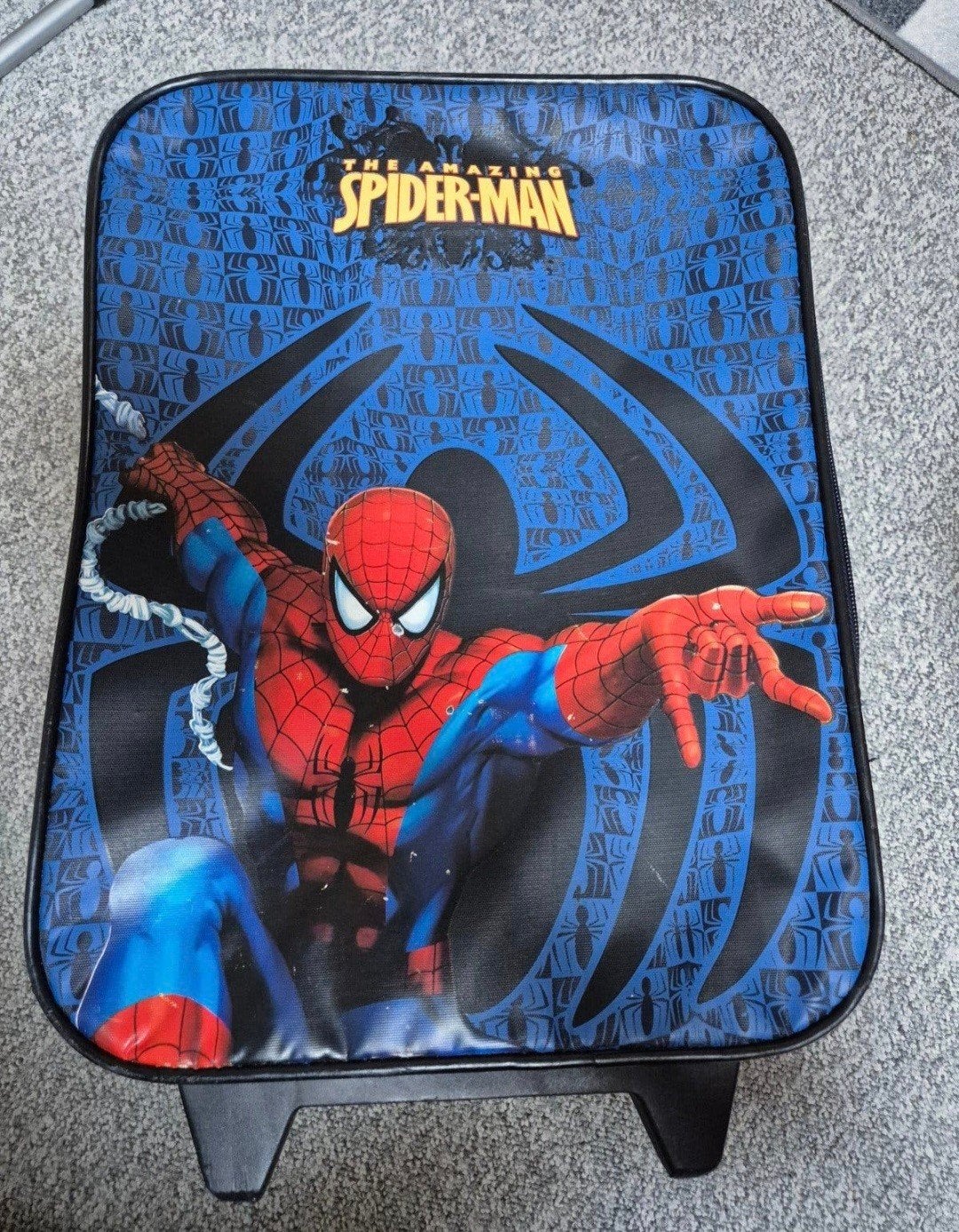 Spider-Man kinderkoffer op wieltjes - Gebruikt, Gebruikt, Disney of Dora, Ophalen of Verzenden, Minder dan 25 cm