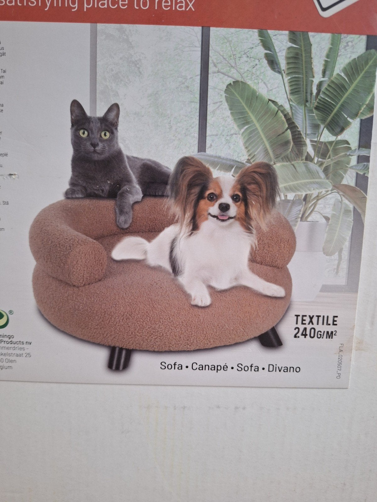 Flamingo sofa voor kleine hond of kat - Ongebruikt, Ophalen of Verzenden, Nieuw