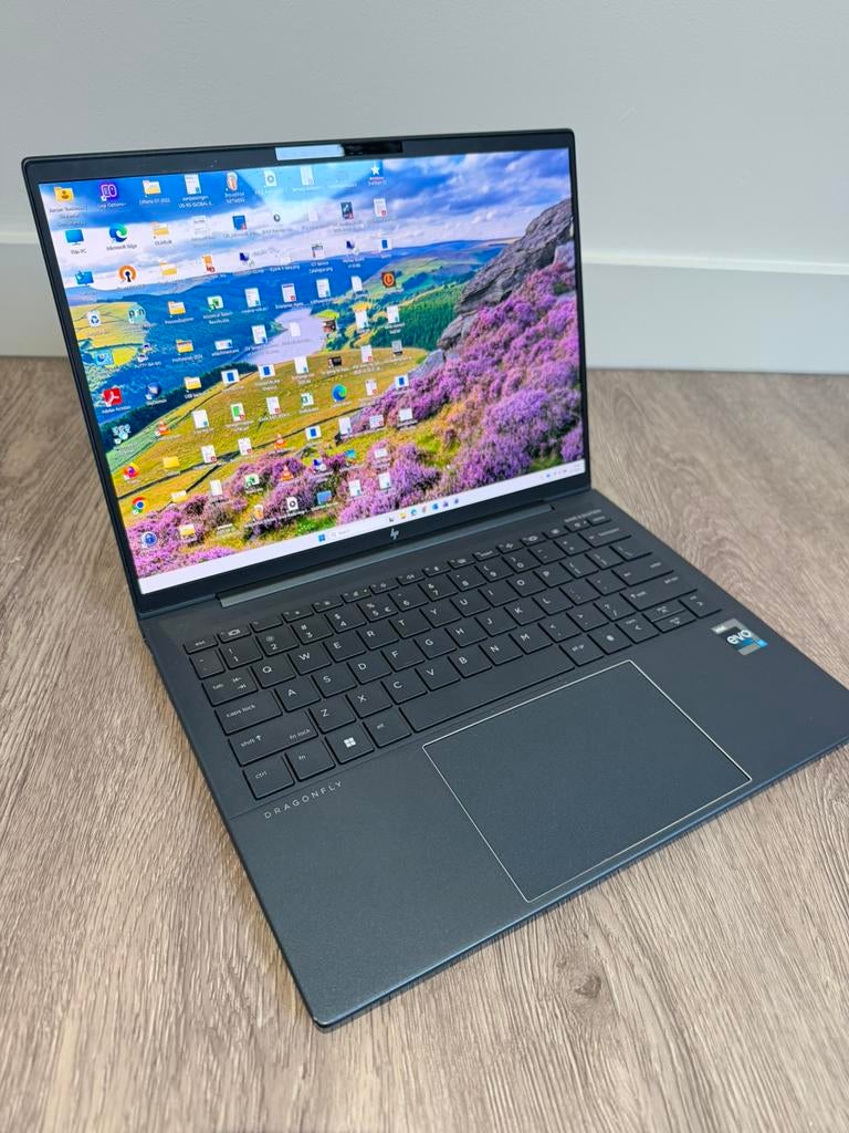 HP Dragonfly G4 - HP garantie - Core i7-1355U - 16GB - 512GB, Qwerty, 14 inch, Ophalen of Verzenden, Zo goed als nieuw