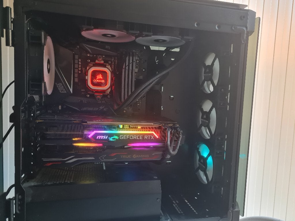 Gaming PC met AMD Ryzen 3800x, RTX 2080 Super, 32GB RAM, Ophalen, Corsair (behuizing), Gebruikt, 32 GB
