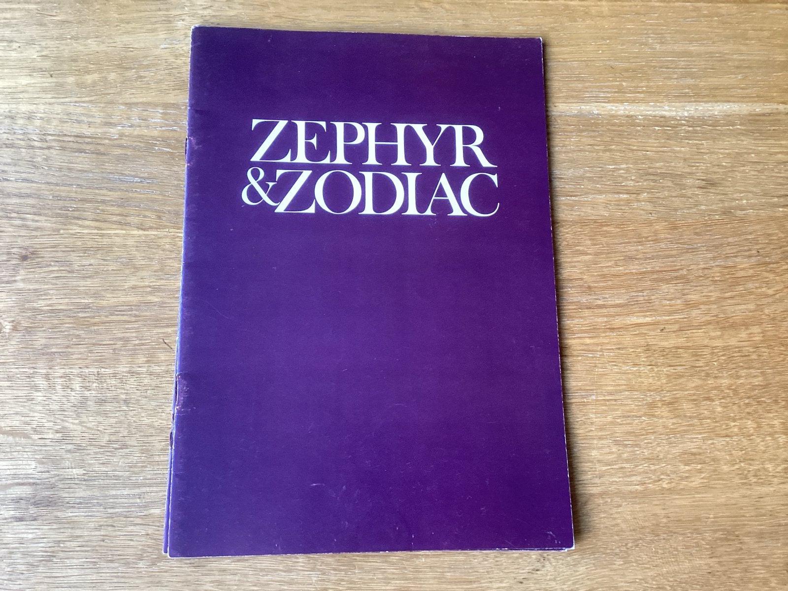 Ford Zephyr & Zodiac brochure 1970, Ophalen of Verzenden, Gelezen, Ford