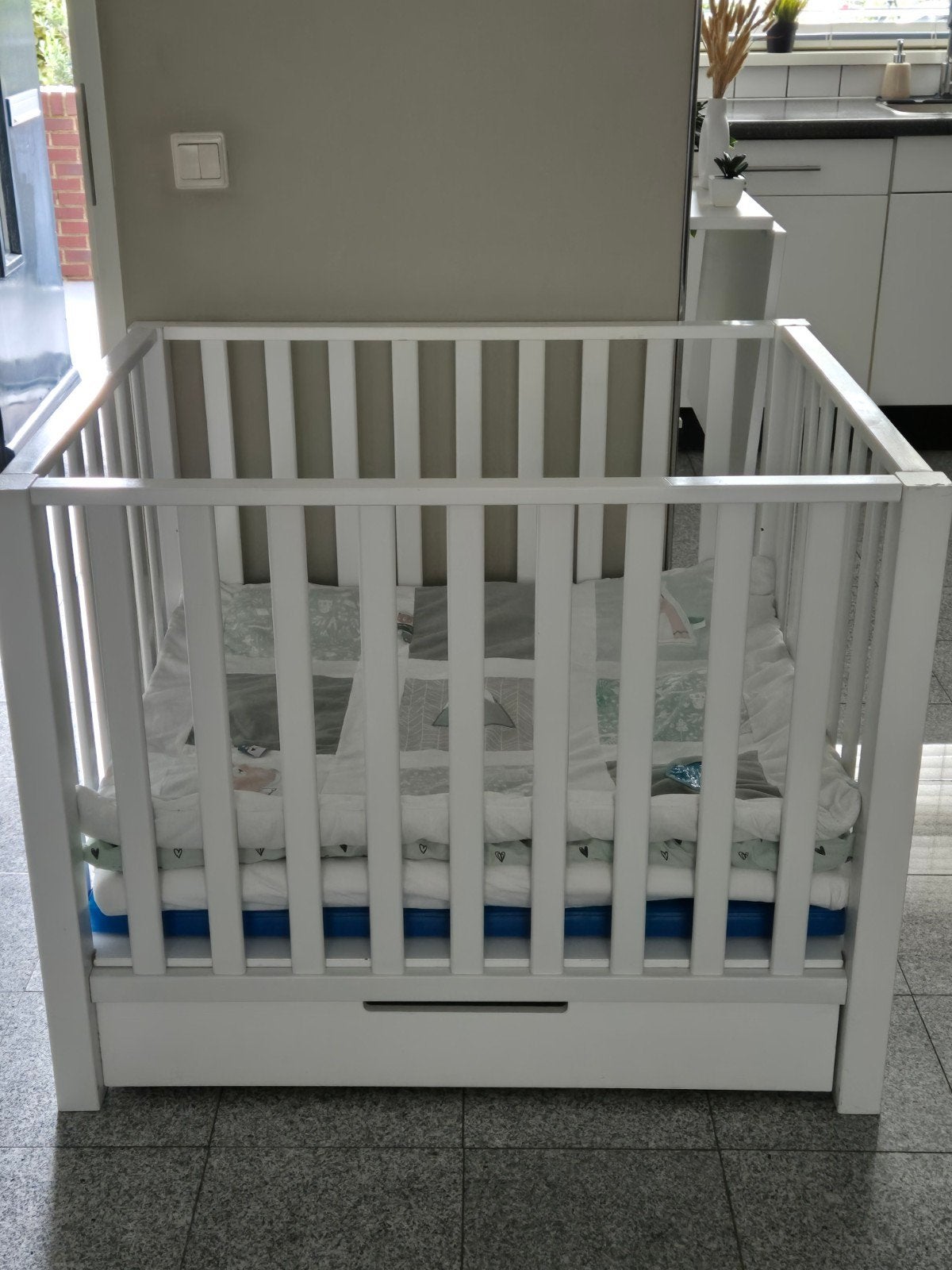Bopita kinderbox met waterdicht matras en boxkleed, Kinderen en Baby's, Ophalen, Boxkleed