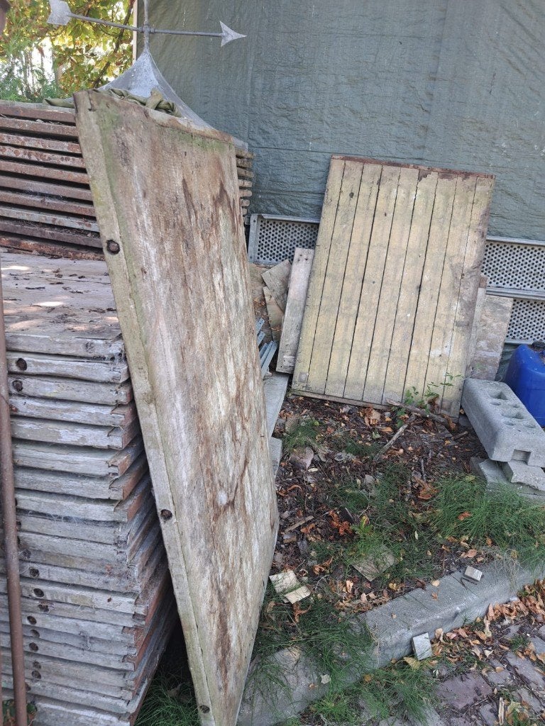 Steenschotten, terras vlonders, damwand, rijplaat,Paardenbox, Ophalen of Verzenden, 3 tot 6 meter, Hout, 1 tot 2 meter