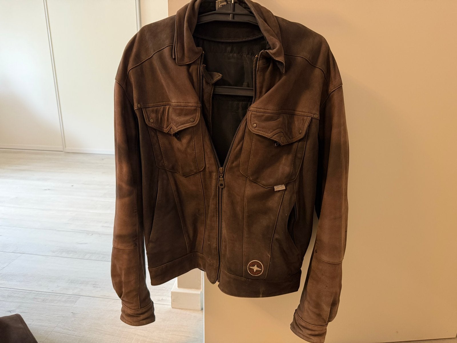 Reusch bruin leren heren motorjas en broek los of als set, Motoren, Kleding | Motorkleding, Jas | leer, Heren, Tweedehands, Ophalen