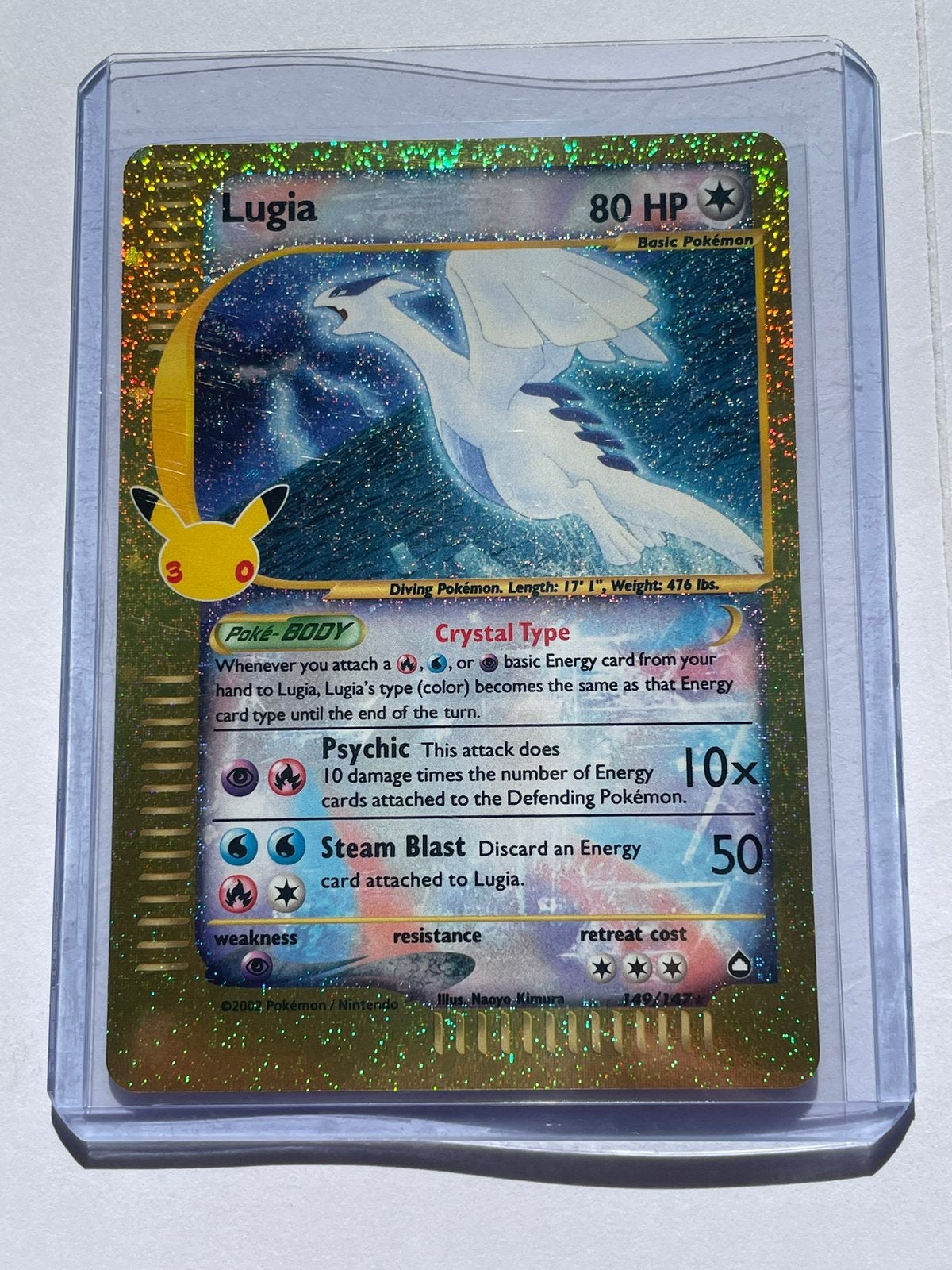 Lugia pokemon 30th anniversary, Ophalen of Verzenden, Nieuw