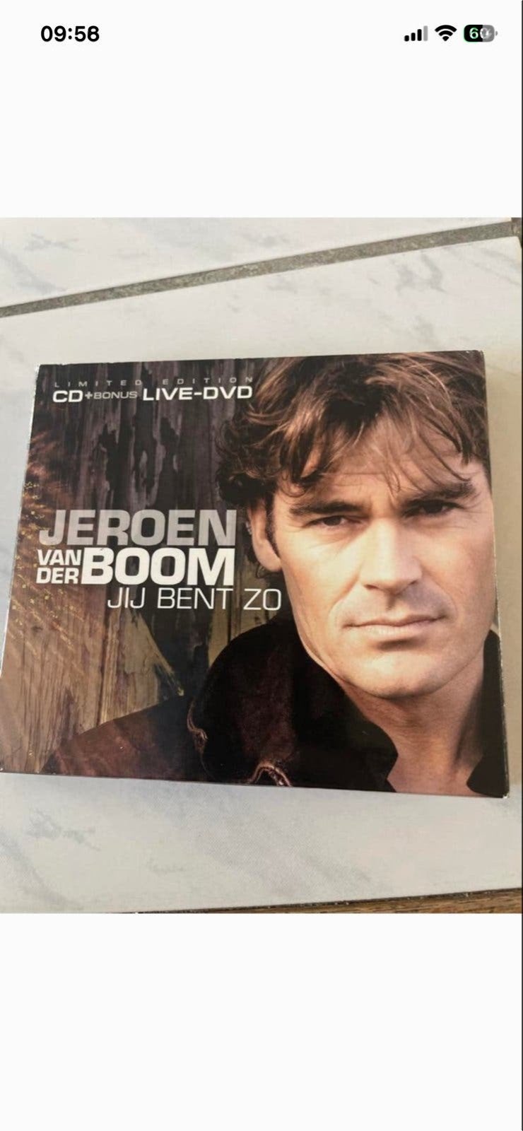 Jeroen van der Boom - Jij Bent Zo (CD + Live DVD), Inclusief DVD, Ophalen of Verzenden, Zo goed als nieuw, Pop