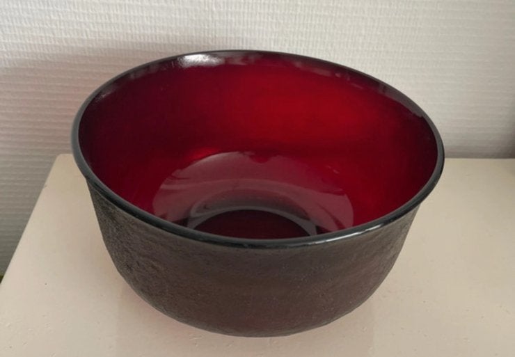 Grote schaal Arcoroc Sierra vintage, Huis en Inrichting, Keuken | Servies, Ophalen of Verzenden, Zo goed als nieuw, Glas