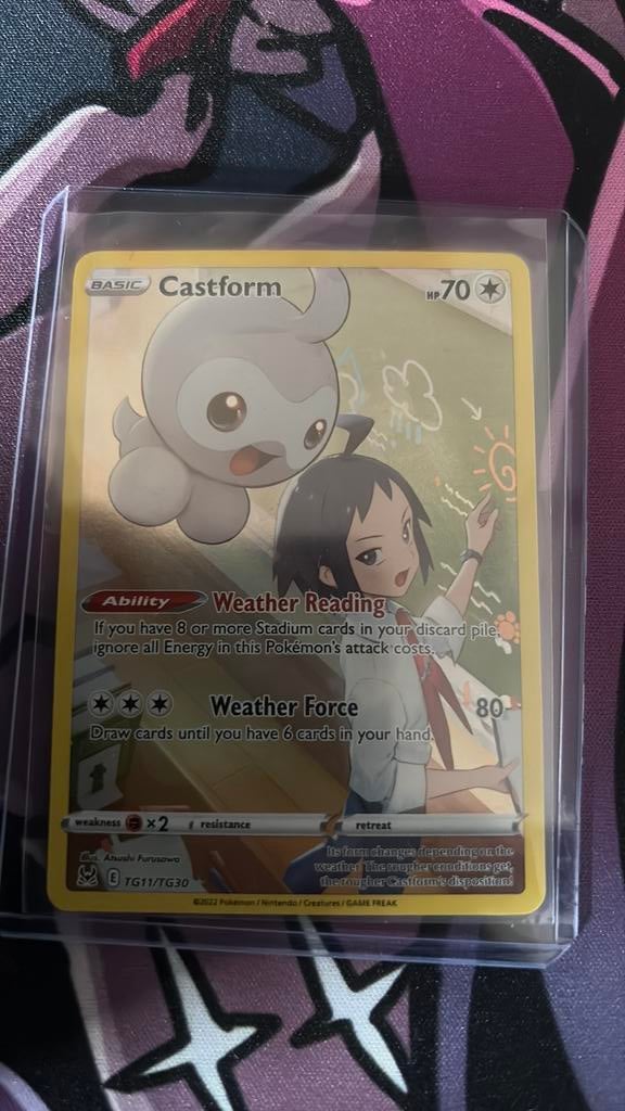 Castform tg11/tg30 Lost origin, Ophalen of Verzenden, Zo goed als nieuw