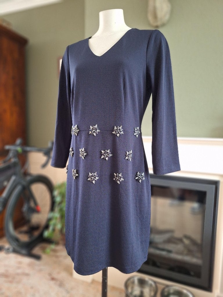 K-Design K Design een plaatje van een jurk M 38, Kleding | Dames, Maat 38/40 (M), K-design, Verzenden, Zwart