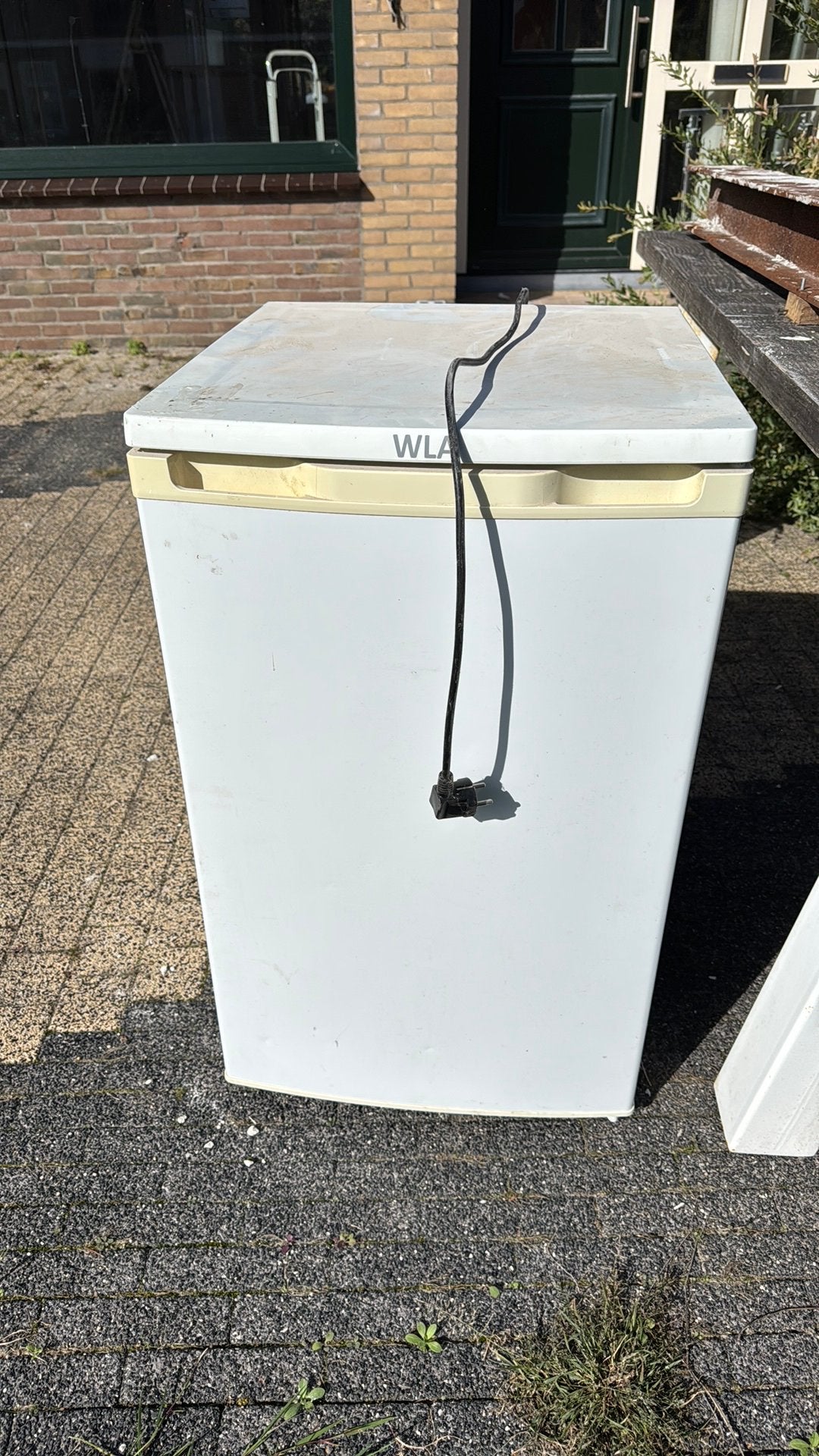 Gratis koelkast, Gebruikt, 200 liter of meer, 45 tot 60 cm, Met vriesvak
