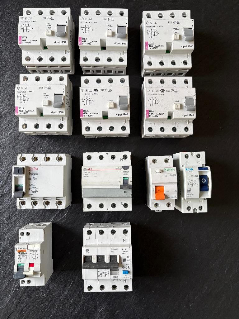 Aardlekschakelaars,installatieautomaten,groepenkasten, Doe-het-zelf en Verbouw, Ophalen of Verzenden, Gebruikt, Overige typen