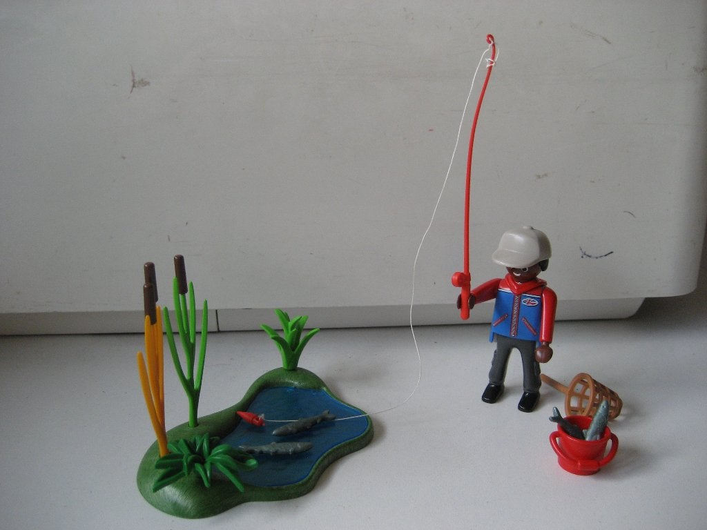 playmobil visser bij het water, Ophalen of Verzenden, Zo goed als nieuw