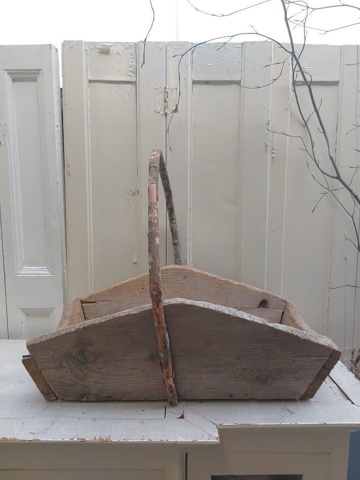 Oud Franse houten plukbak, Ophalen of Verzenden