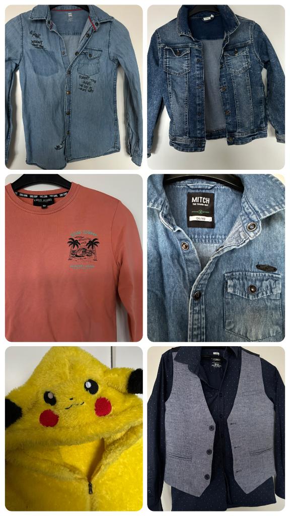 Jongenskleding maat 134, Kinderen en Baby's, Kinderkleding | Maat 134, Gebruikt, Jongen, Setje, Ophalen of Verzenden