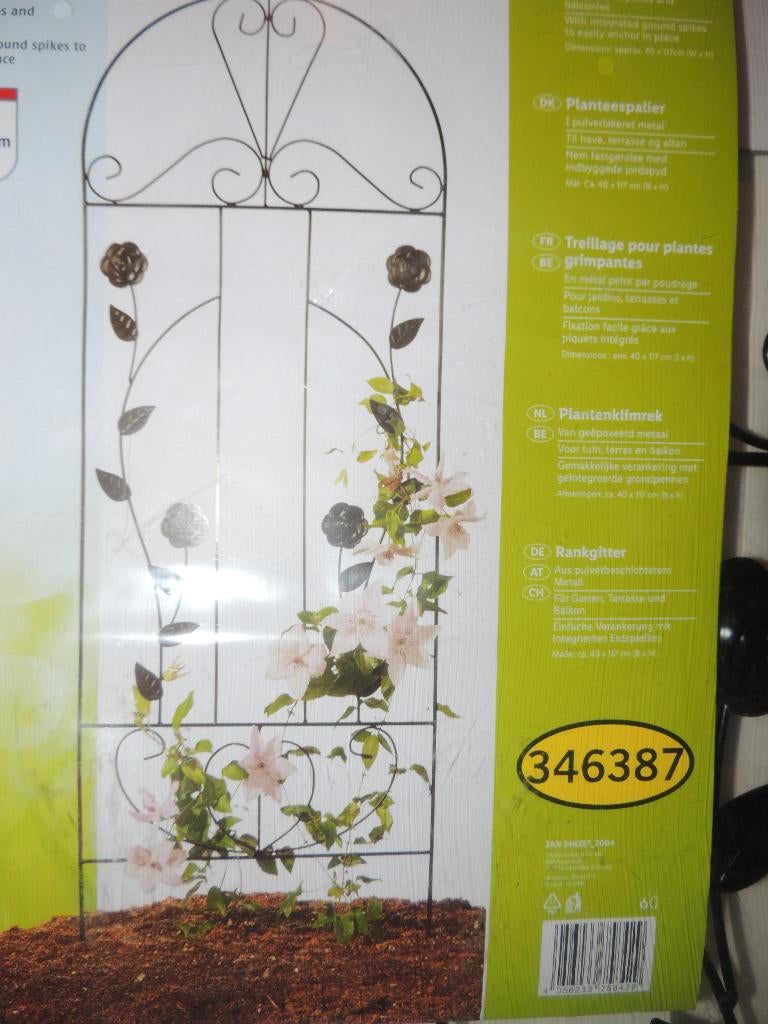 Nieuw Bloemen/Planten wandklimrek zwart € 7,95, Ophalen, Nieuw