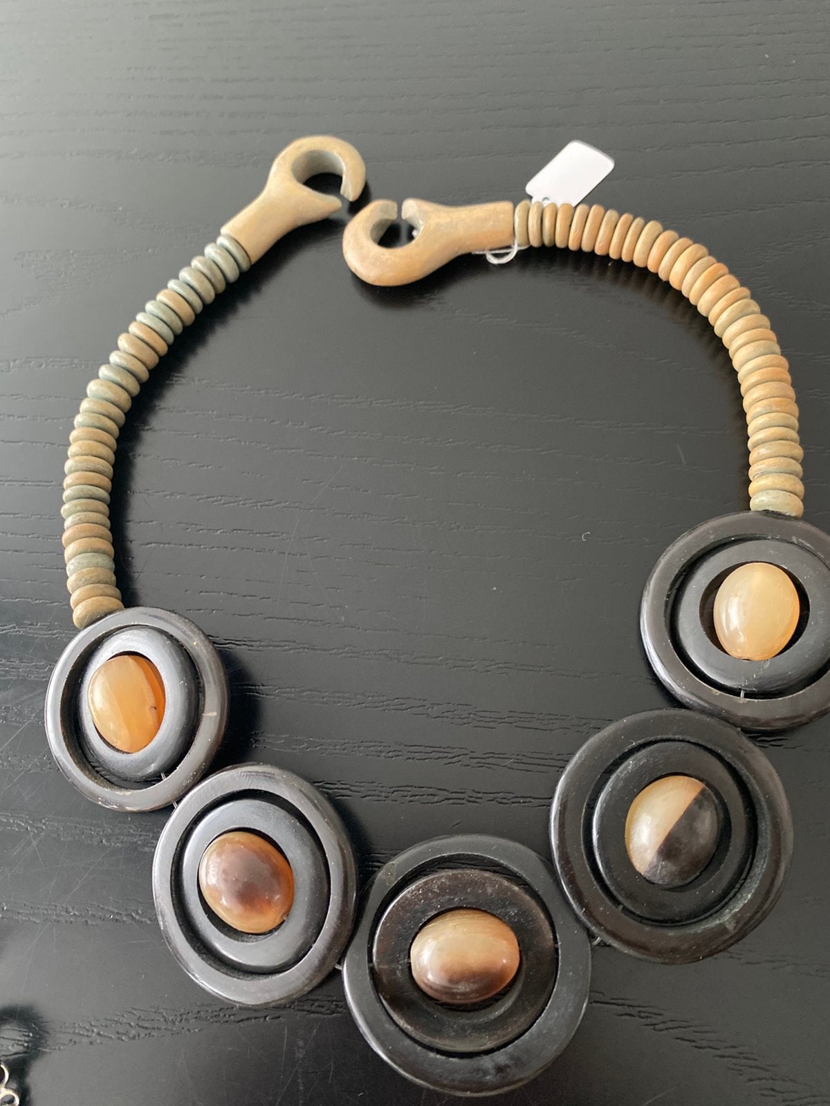 Leuke aparte vintage ketting, Ophalen of Verzenden, Zo goed als nieuw, Overige materialen
