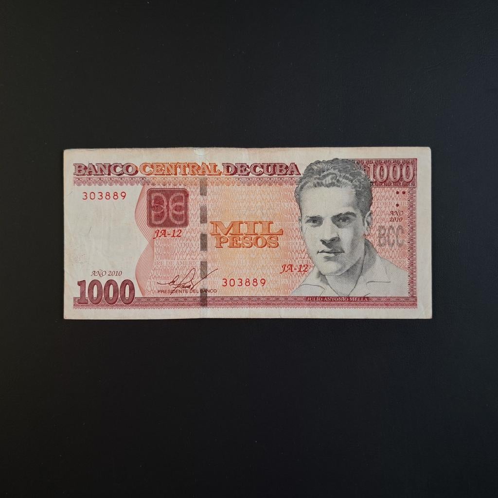 1000 peso Cuba #035, Verzenden, Noord-Amerika, Los biljet
