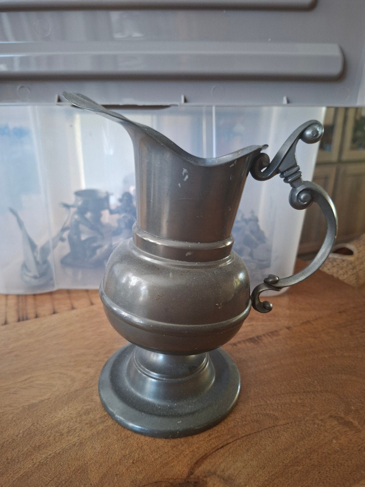 Antieke tinnen kan - Kurt Tiel Holland, Antiek en Kunst, Ophalen of Verzenden
