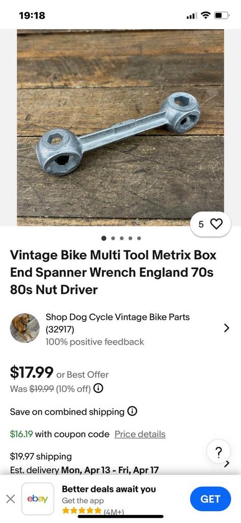 Vintage fietsgereedschap Simson, Fietsen en Brommers, Ophalen, Gebruikt, Overig gereedschap