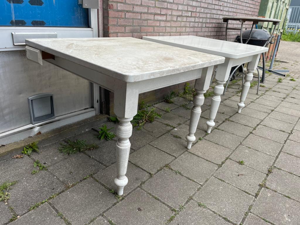2x Café Tafel Wandtafel, Ophalen