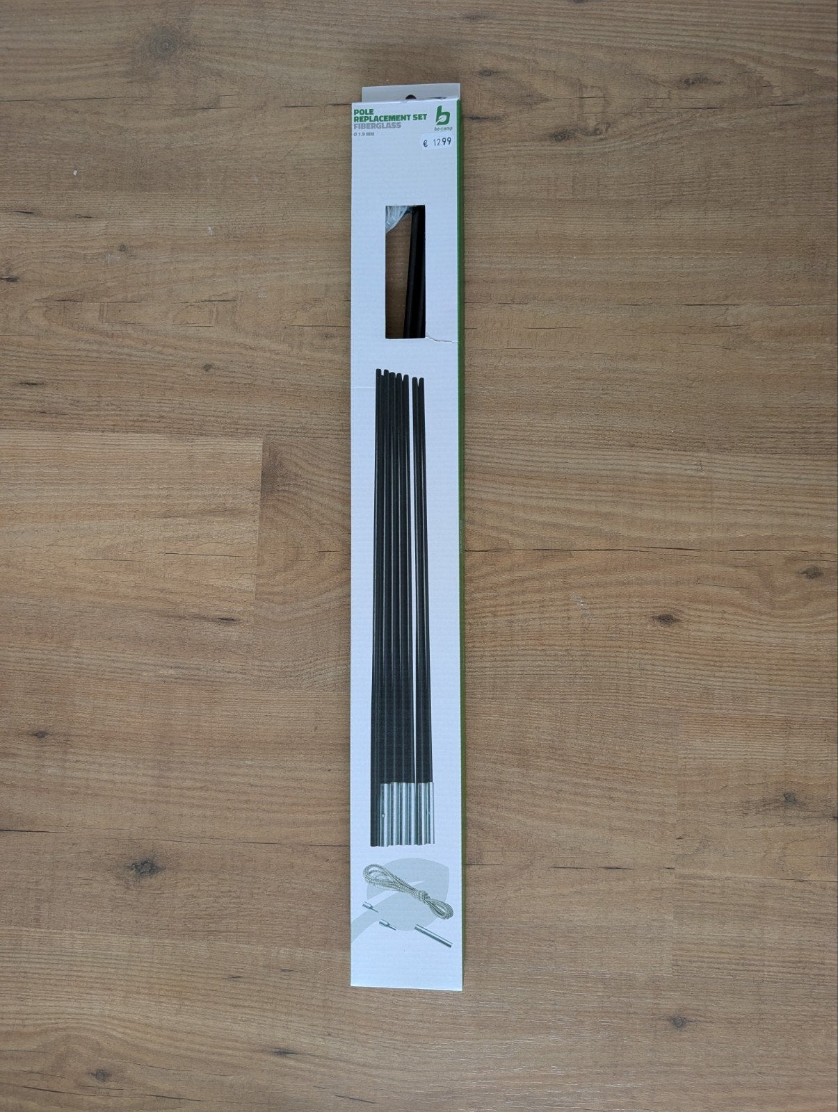 Bo-Camp Glasfiber Tentstok Vervangingsset 7.9mm, Ophalen, Nieuw