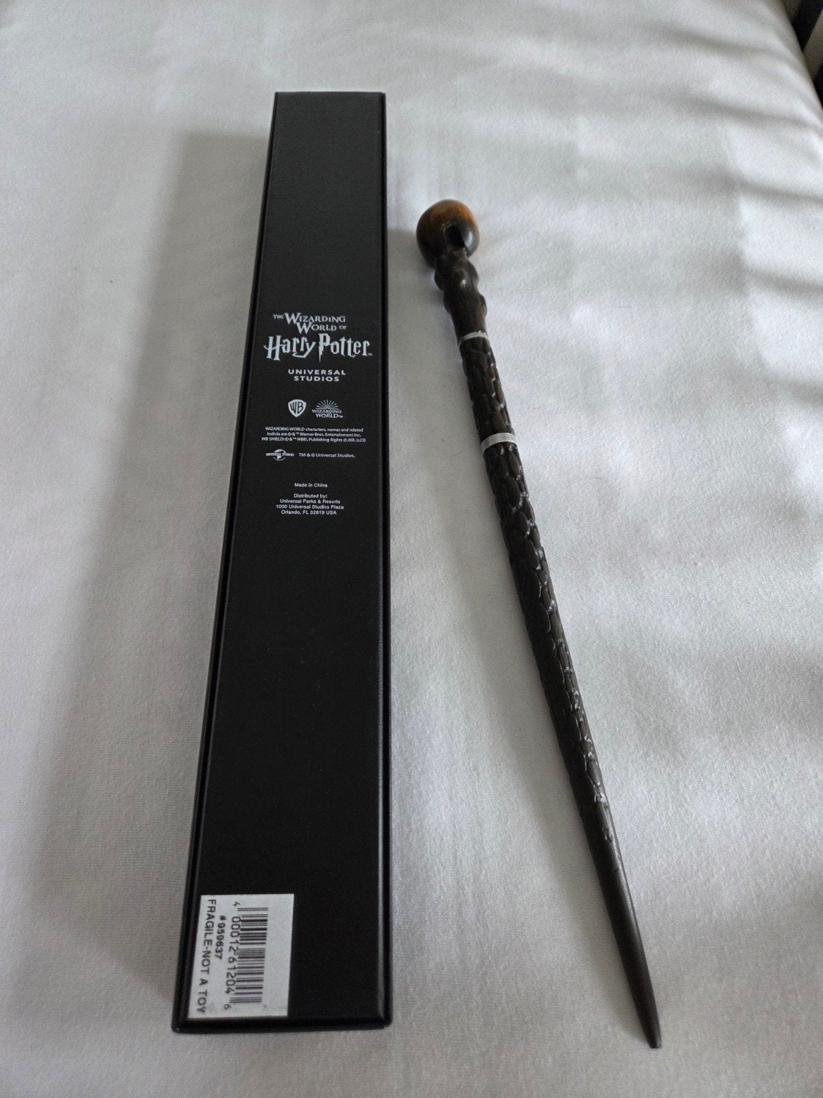 Harry Potter Mad-Eye Moody toverstaf met doos, Ophalen, Zo goed als nieuw, Replica