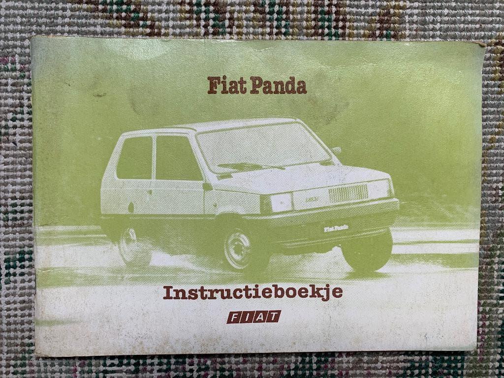 Instructieboekje Nederlands Fiat Panda 1980, Gelezen, Ophalen of Verzenden, Overige merken, Fiat