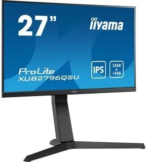 iiyama ProLite XUB2796QSU-B1 | 27” QHD IPS Monitor, IPS, Info@novadisplays.nl, In hoogte verstelbaar, Nieuw