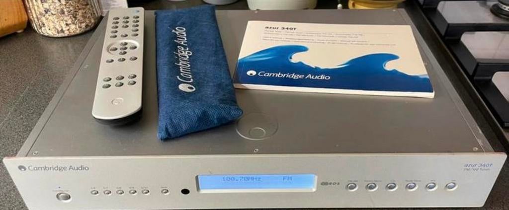 Cambridge Audio Azur 340T FM/AM Tuner met afstandsbediening, Audio, Tv en Foto, Tuners, Ophalen of Verzenden, Gebruikt, Analoog