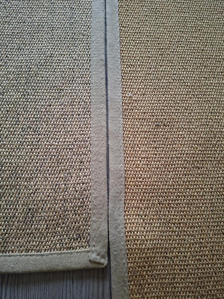 Natuurlijke sisal vloerkleedjes - set van 2, Ophalen, Gebruikt, 100 tot 150 cm, Natuurlijk, Landelijk, Bohemian