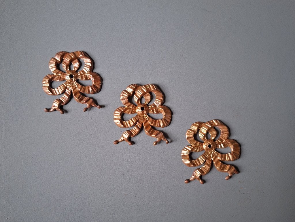 3 Empire strik decoraties., Ophalen of Verzenden, Brons