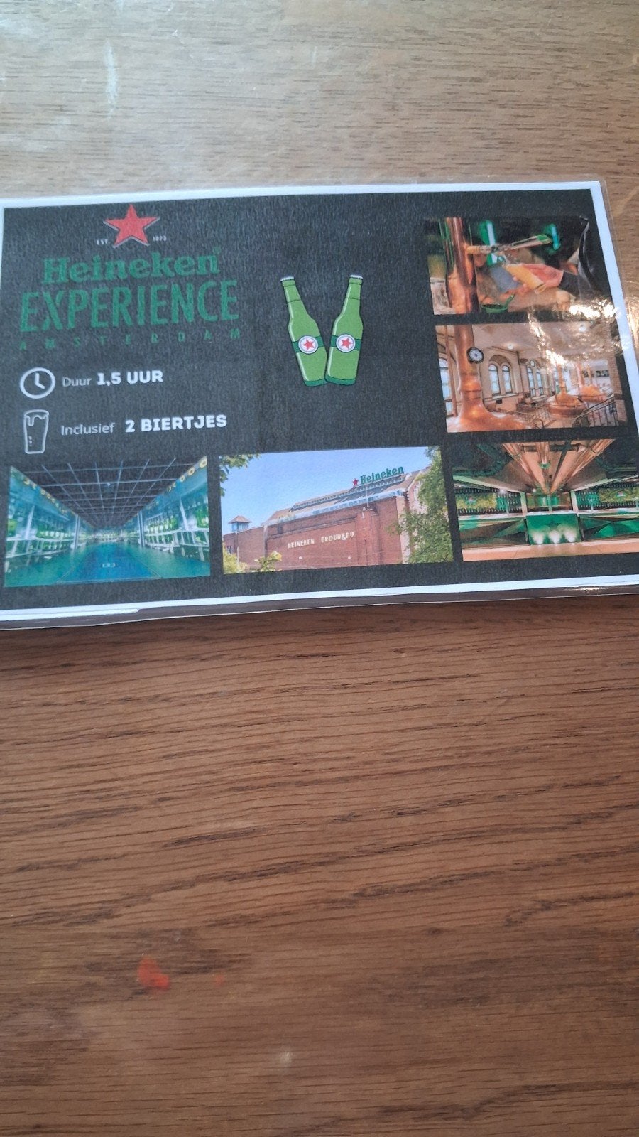 2 tickets voor Heineken Experience, Tickets en Kaartjes, Twee personen